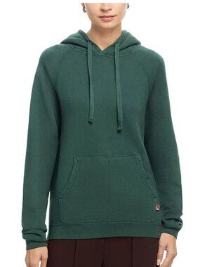 NWT - FREECITY basic goodness terry fluff graphic hoodie sweatshirt - cactus 0